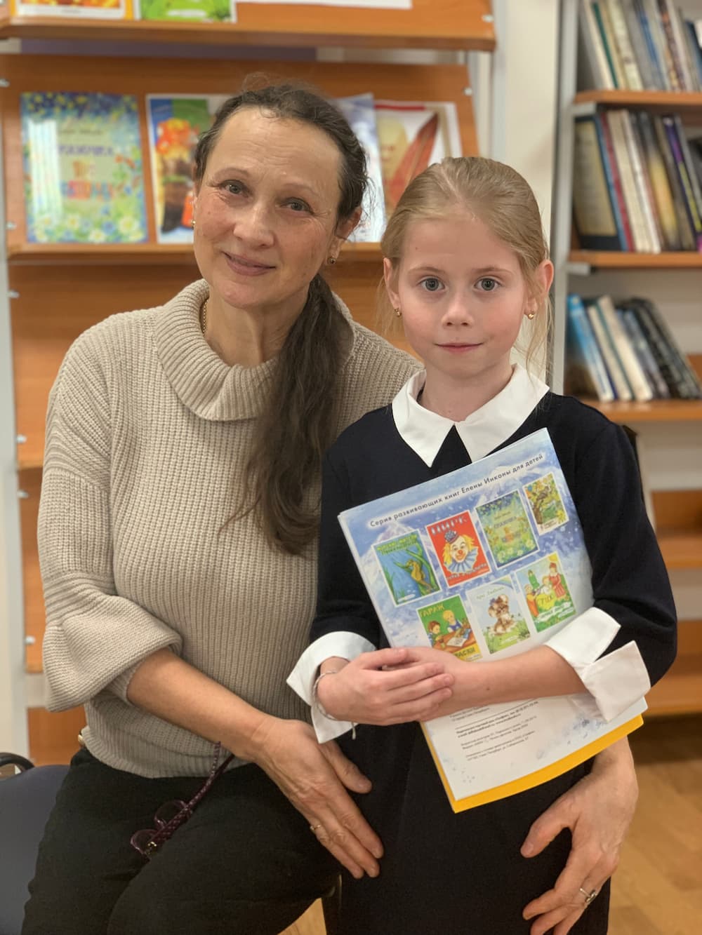 Елена Инкона провела 8 встреч с маленькими читателями в школах и библиотеках Санкт-Петербурга